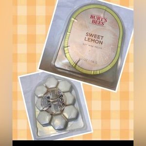 New BURT'S BEES NATURAL SOY WAX MELTS 4 OZ SWEET LEMON